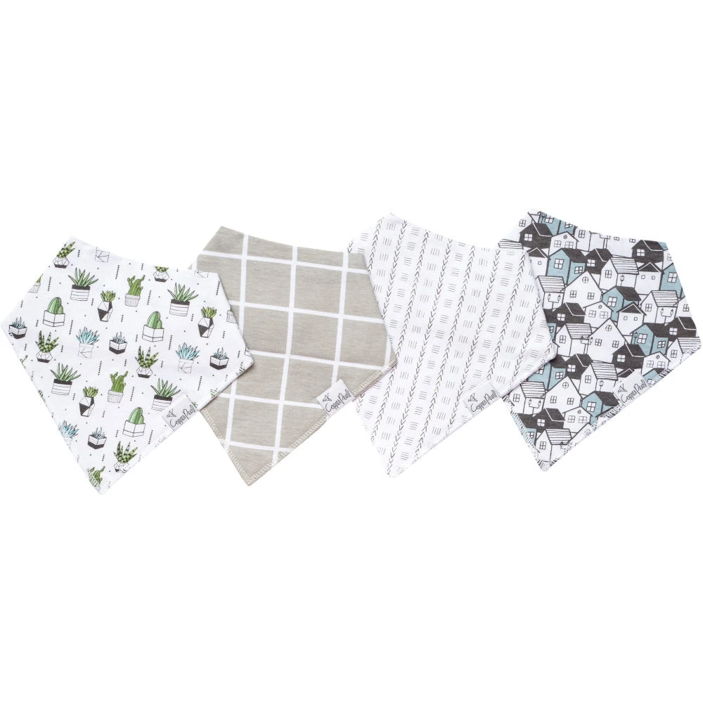 Copper Pearl Baby Bandana Bibs | Urban 3 Copper Pearl Baby Bandana Bibs | Urban