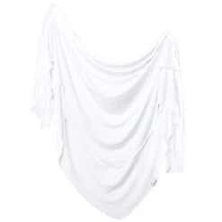 Copper Pearl Knit Swaddle Blanket | Dove