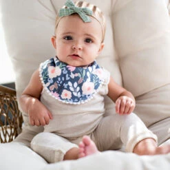 Copper Pearl Fashion Trimmed Bib Set | Audrey -The Baby's Crib audrey fashion bibs5