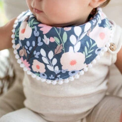 Copper Pearl Fashion Trimmed Bib Set | Audrey -The Baby's Crib audrey fashion bibs7