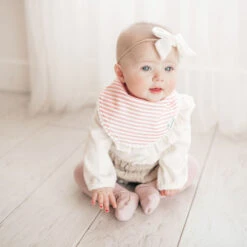 Copper Pearl Fashion Trimmed Bib Set | Audrey -The Baby's Crib audrey fashion bibs8