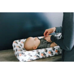 Copper Pearl Premium Knit Diaper Changing Pad Cover | Bison -The Baby's Crib bison changing pad cover 594723b4 aad4 436b 8d8e e336a10fb8bf