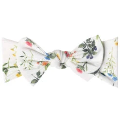 Copper Pearl Knit Headband Bow | Aspen