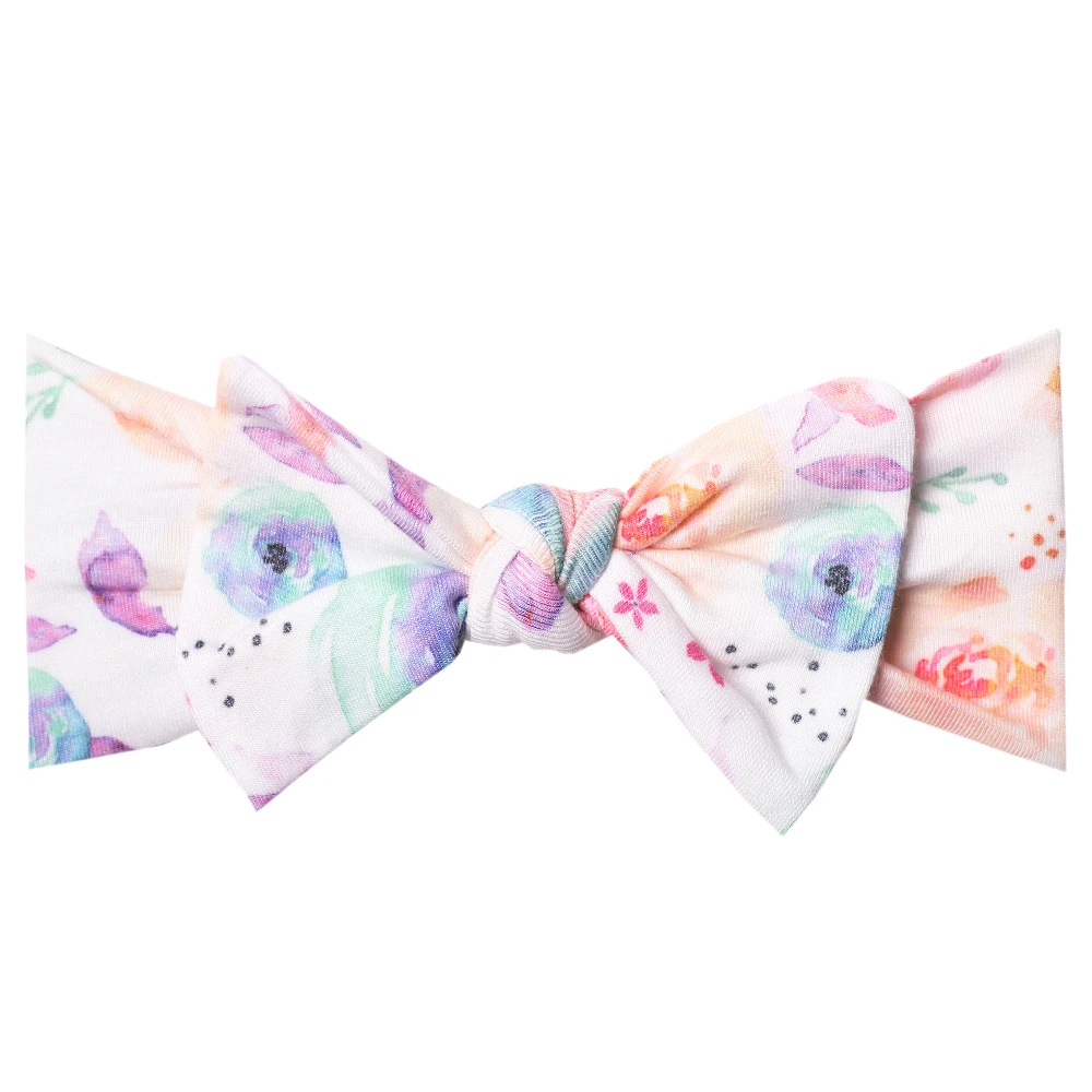 Copper Pearl Knit Headband Bow | Bloom 3 Copper Pearl Knit Headband Bow | Bloom