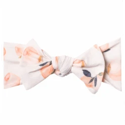 Copper Pearl Knit Headband Bow | Caroline