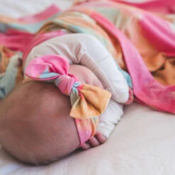 Copper Pearl Knit Headband Bow | Monet -The Baby's Crib copper pearl headband monet 1 ad266cf5 e39b 45f5 857c 83ca59e0dda3