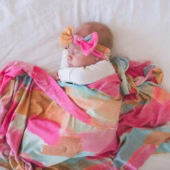 Copper Pearl Knit Headband Bow | Monet -The Baby's Crib copper pearl headband monet 2 c18dd121 a152 4293 a664 04f175b291af