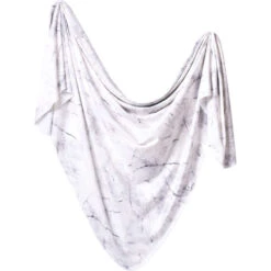 Copper Pearl Knit Swaddle Blanket | Marble
