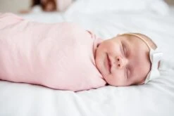 Copper Pearl Knit Swaddle Blanket | Darling Set Of 2 -The Baby's Crib emmylowephotoCopperPearlApril 69 e06d942b faab 40f1 aadd d55a03f0710e
