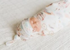 Copper Pearl Knit Swaddle Blanket | Enchanted -The Baby's Crib enchanted swaddle 4 5b9281c9 e5de 4cb5 a7f2 9f705d776592
