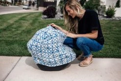 Copper Pearl Multi-Use Cover | Indigo -The Baby's Crib indigo cover 3 5927d64c ae98 424f a743 741693834891