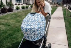 Copper Pearl Multi-Use Cover | Indigo -The Baby's Crib indigo cover 5 8e76cef8 1405 4ce2 aa67 6f4d90827778