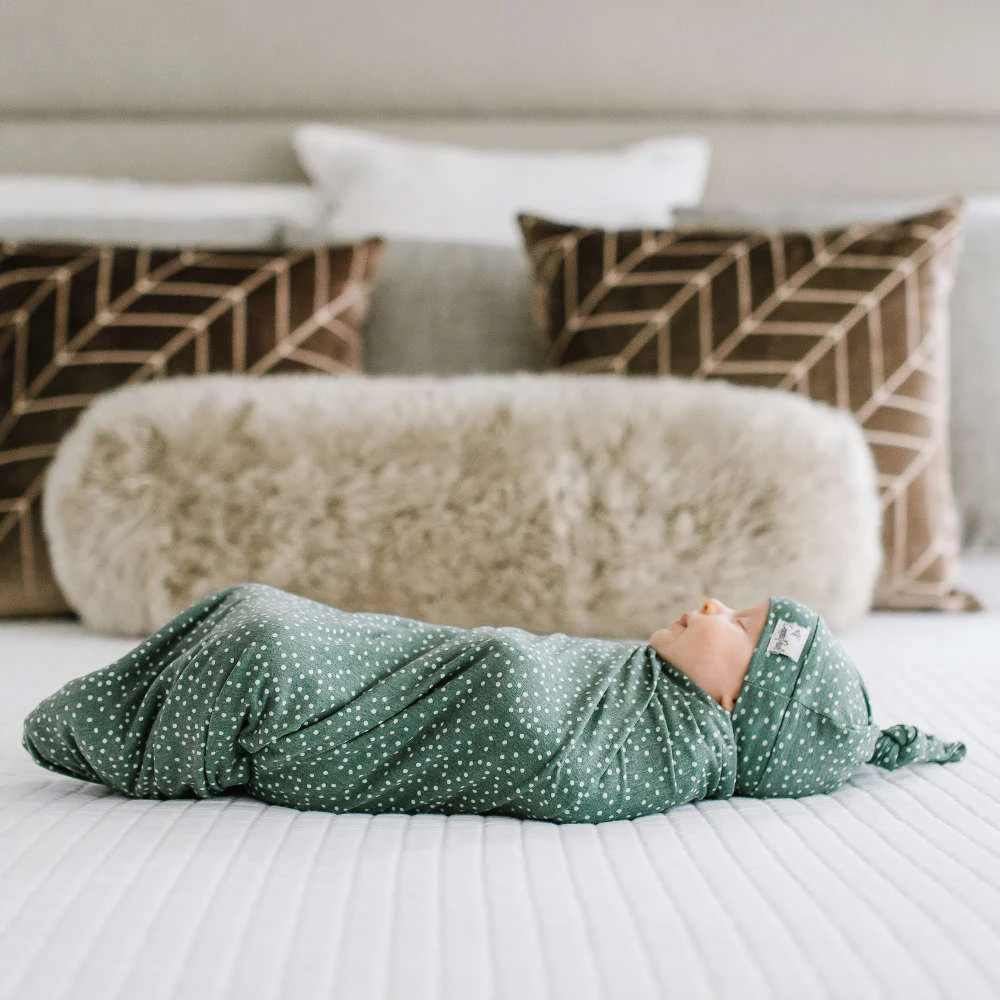 Copper Pearl Knit Swaddle Blanket | Juniper 5 Copper Pearl Knit Swaddle Blanket | Juniper - Image 3