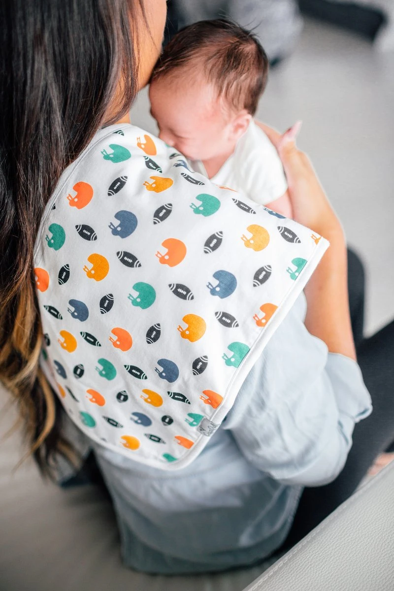 Copper Pearl Premium Burp Cloths | Quarterback 6 Copper Pearl Premium Burp Cloths | Quarterback - Image 4