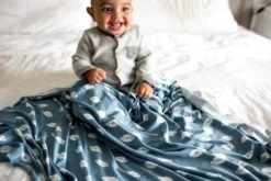 Copper Pearl Knit Swaddle Blanket | Quarterback -The Baby's Crib quarterback swaddle 2 b5bf74b9 018f 4973 b152 4d5dc233d189