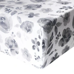 Copper Pearl Premium Knit Fitted Crib Sheet | Rowan