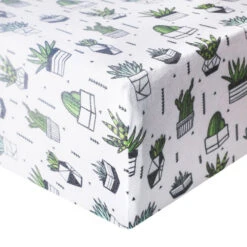 Copper Pearl Premium Knit Fitted Crib Sheet | Shiloh