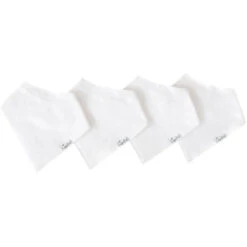 Copper Pearl Baby Bandana Bibs | White Basics