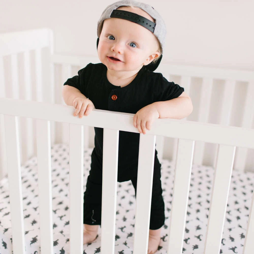 Copper Pearl Premium Knit Fitted Crib Sheet | Wild 5 Copper Pearl Premium Knit Fitted Crib Sheet | Wild - Image 3