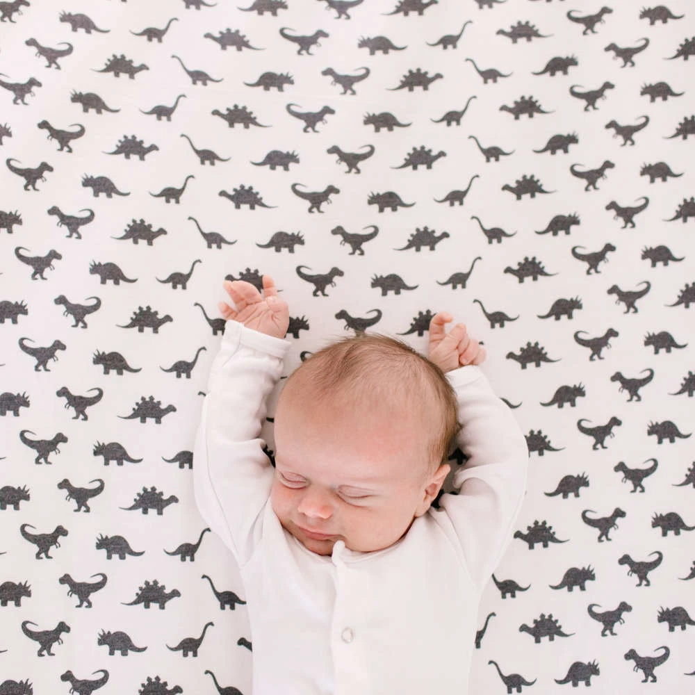 Copper Pearl Premium Knit Fitted Crib Sheet | Wild 6 Copper Pearl Premium Knit Fitted Crib Sheet | Wild - Image 4